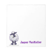Sheep Stationery Notizblock (Vorderseite)