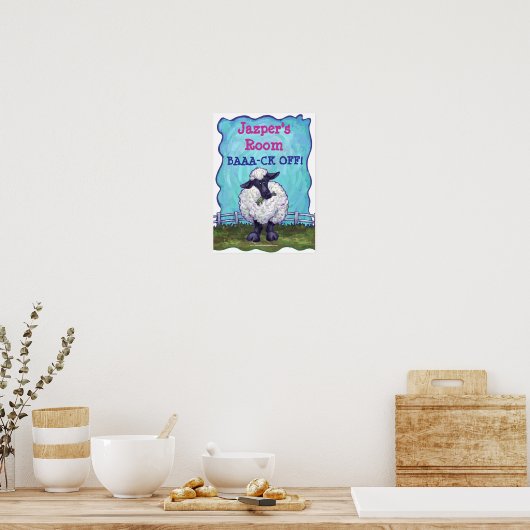 Sheep Stationery Poster (Küche)