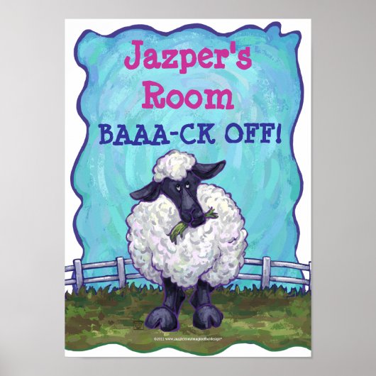 Sheep Stationery Poster (Vorne)