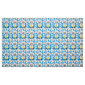 Sheep Sun Clouds Blauer Stoff (Fat Quarter (45,7 x 55,9 cm))