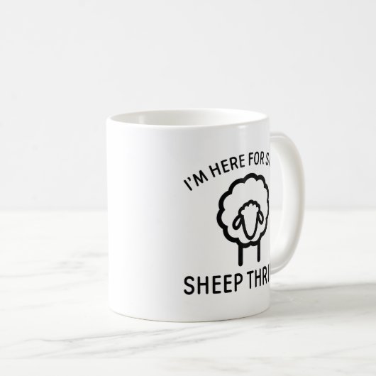 Sheep Thrills Kaffeetasse (VorderseiteRechts)