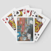 Sheep Town Painting von Alfred Fox Spielkarten (Rückseite)