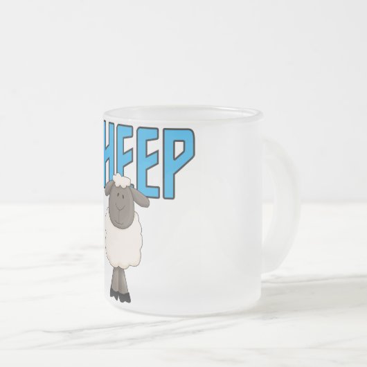 Sheep Tshirts and Gifts Mattglastasse (VorderseiteRechts)