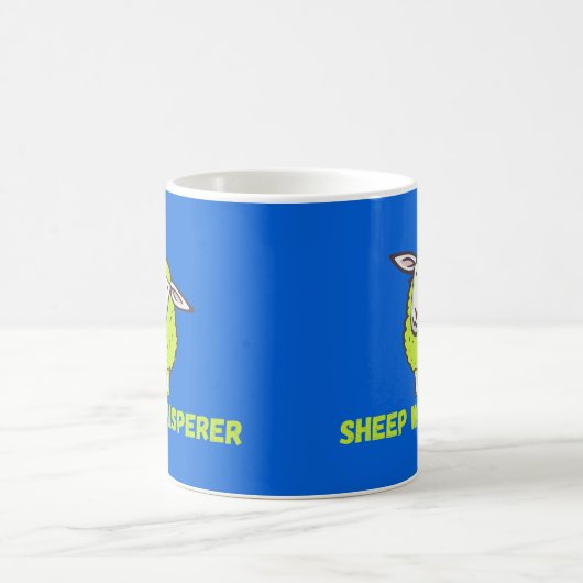 Sheep Whisperer Niedlich Funny Funny Sheep Kaffeetasse (Mittel)