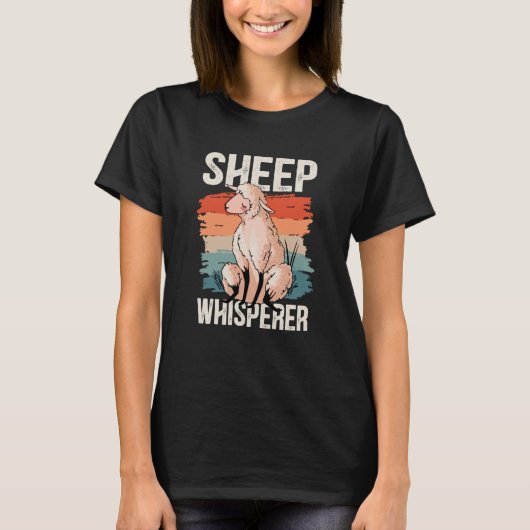 Sheep Whisperer Sheep Bauer Rancher Sheep T-Shirt (Vorderseite)
