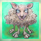 Sheep Window Clying Fensteraufkleber (Blatt 3)