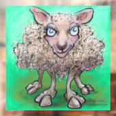 Sheep Window Clying Fensteraufkleber (Blatt 2)