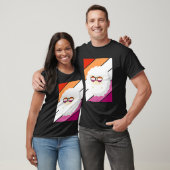 Sheep With Pride Lesbian Flag LGBTQ Proud Ally Pri T-Shirt (Unisex)