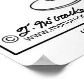 Sheep Write Veggie Cook Book Poster (Ecke)