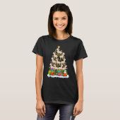 Sheep Xmas Holiday Sheep Christmas Tree T-Shirt (Vorne ganz)