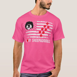 Sheepadle American Flag 4. Juli Patriotic Dood T-Shirt