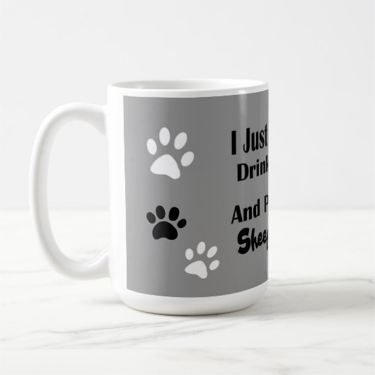 Sheepadoodle Coffee Tasse (Links)