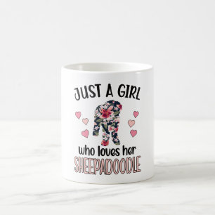 Sheepadoodle Dog Girl Dog Lover Sheepadoodle Mama Kaffeetasse
