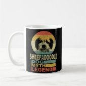 Sheepadoodle Dog Myth Legend Kaffeetasse (Links)