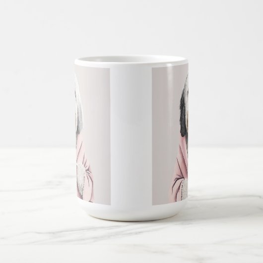 Sheepadoodle, goldendoodle, labradoodle niedliches kaffeetasse (Mittel)