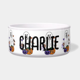 Sheepadoodle Halloween Ghost Dog Napf