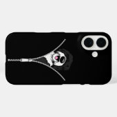 Sheepadoodle-Hund-Reißverschluss Lustiger Hundebes Case-Mate iPhone Hülle (Rückseite (Horizontal))
