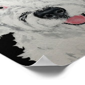 Sheepadoodle-Kunst Poster (Ecke)