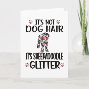 Sheepadoodle Lover Hund Mama Vater Sheepadoodle Ei Karte