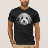 Sheepadoodle, niedliches Gesicht 2 T-Shirt (Vorderseite)