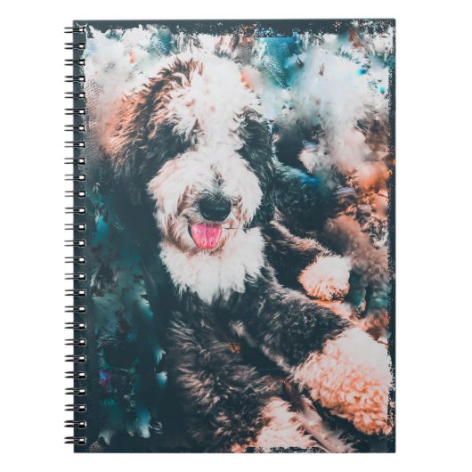 Sheepadoodle-Notebook Notizblock (Vorderseite)