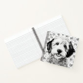 Sheepadoodle Puppy-Notebook Notizblock (Innenseite)