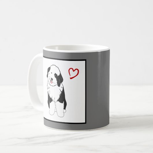 Sheepadoodle-Tasse Kaffeetasse (Vorderseite Links)
