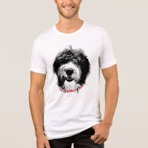 Sheepadoodle-Tri-Blend-T-Shirt, anpassbarer Anfang