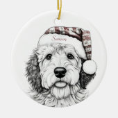 Sheepadoodle Weihnachtsschmuck (Vorne)