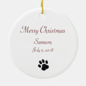 Sheepadoodle Weihnachtsschmuck (Hinten)
