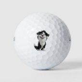 Sheepdog Border Collie Golf Balls Golfball (Vorderseite)