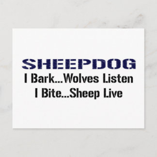 Sheepdog Postkarte