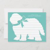 Sheepdog Puppy Old English Sheep Dog Dankeskarte (Vorderseite)