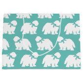 Sheepdog Puppy Old English Sheep Dog Große Geschenktüte (Vorderseite)