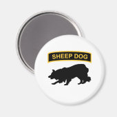 Sheepdog Tab Magnet (Vorderseite/Rückseite)