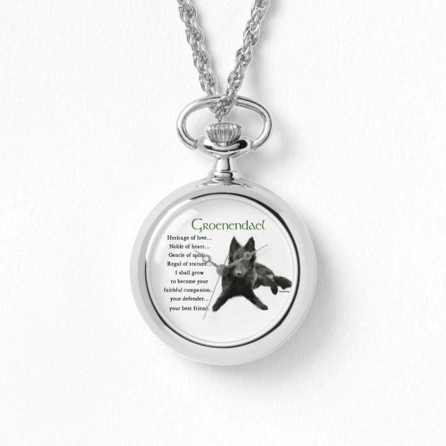 Sheepdog Welpe Armbanduhr (Vorderseite)