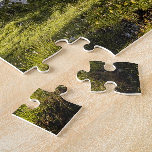 Sheepherding Rough-Colliese im schottischen Hochla Puzzle (Seite)