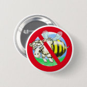 Sheeplebee verboten button (Vorne & Hinten)
