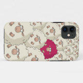 Sheeps Pattern Case-Mate iPhone Hülle (Rückseite (Horizontal))