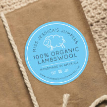 Sheeps wool Produkt Blue White Strickgeschäft