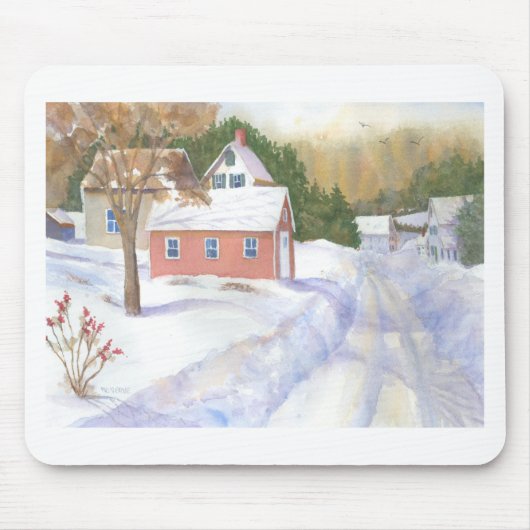 Sheepscott Maine Road Mousepad (Vorne)