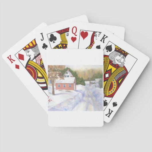 Sheepscott Maine Road Spielkarten (Rückseite)