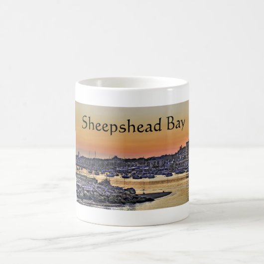 Sheepshead-Bucht, Brooklyn NY Kaffeetasse (Mittel)