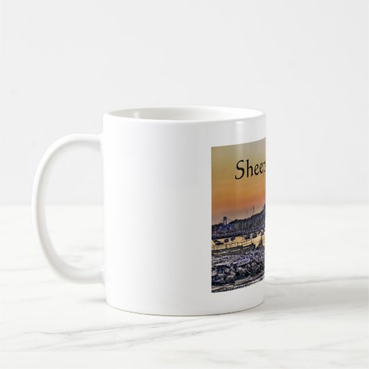 Sheepshead-Bucht, Brooklyn NY Kaffeetasse (Links)