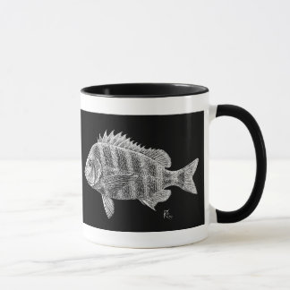 Sheepsheadfische auf Tasse