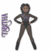 Sheer Black Spark Dancer #1 Sticker (Vorderseite)