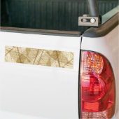 Sheer Cream Beige Lace Blätter Autoaufkleber (Auf Lkw)