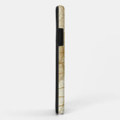 Sheer Cream Beige Lace Blätter Case-Mate iPhone Hülle (Hinten/Rechts)