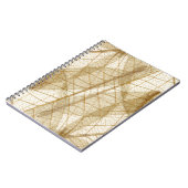 Sheer Cream Beige Lace Blätter Notizblock (Linke Seite)