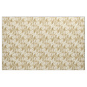 Sheer Cream Beige Lace Blätter Stoff (Fat Quarter (45,7 x 55,9 cm))